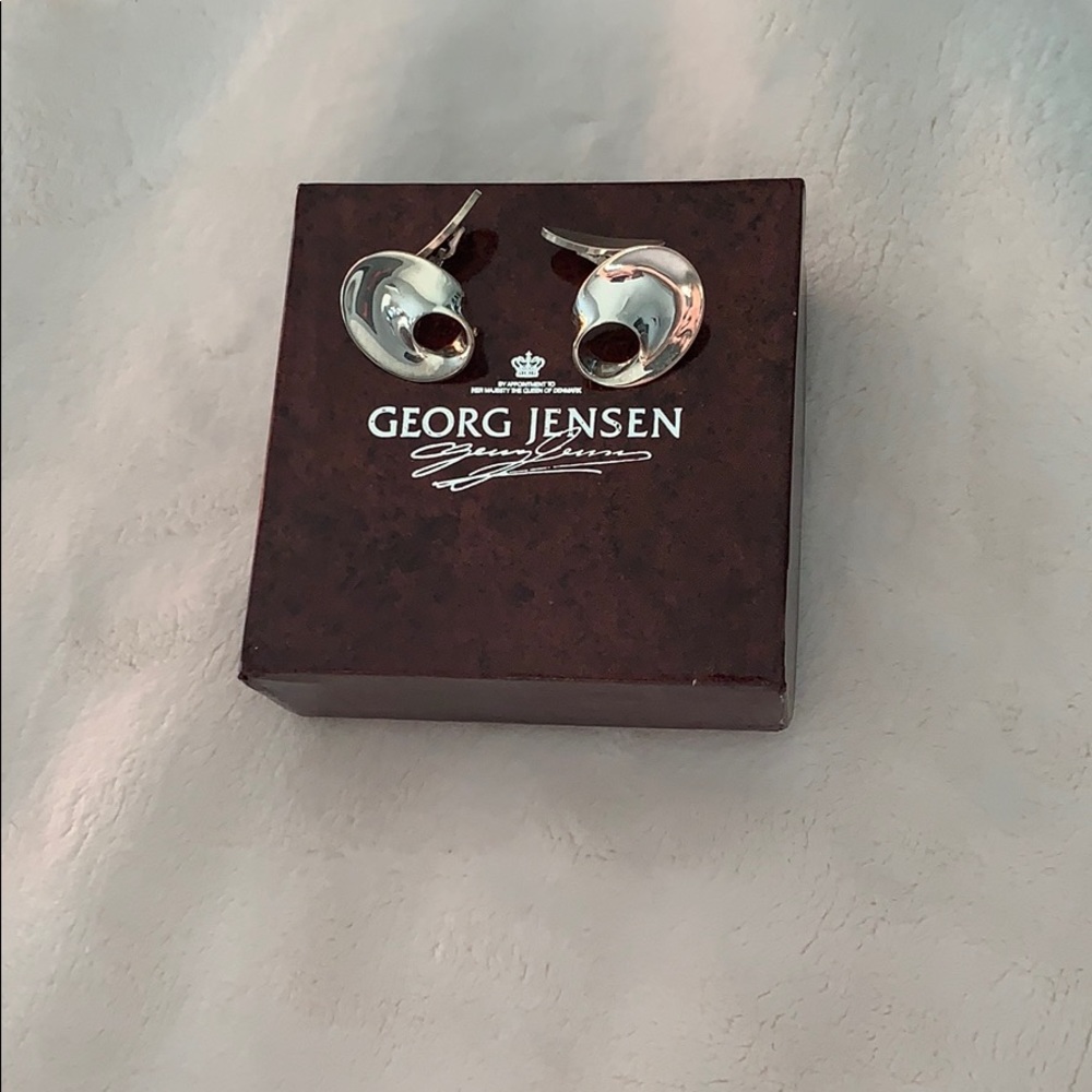 Georg Jensen Sterling Silver Men’s Cuff Links